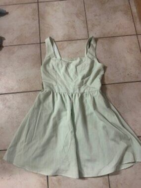 Blue Rain Dress, medium, mint color